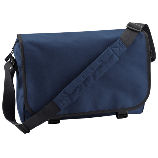 Bagbase Schoudertas/Messenger bag - donkerblauw - heren/dames - 41 cm