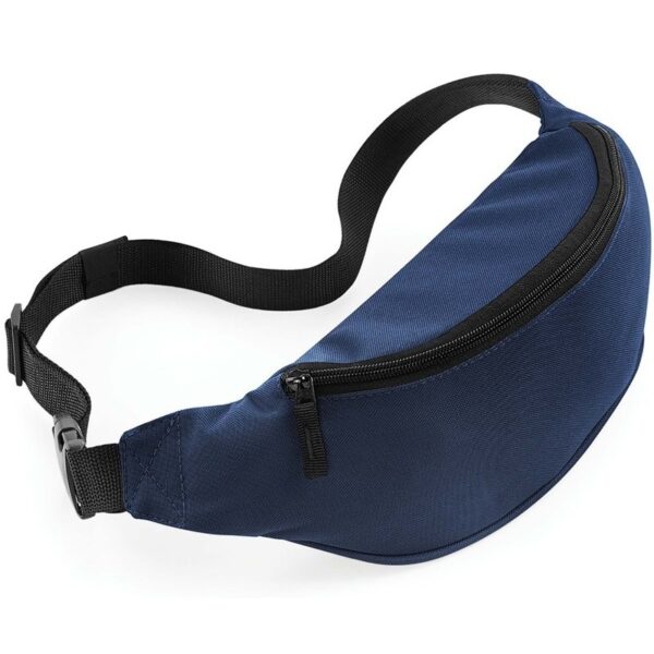 Heuptasje/buideltasje - 1x - navy blauw - 38 cm - festivaltasjes - Reis/vakantie/wandel tasje