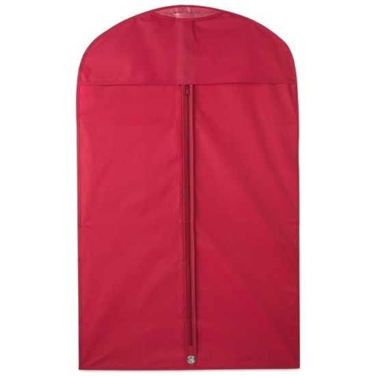 Beschermhoes voor kleding 100 x 60 cm - 3x - Rood - Kledinghoezen