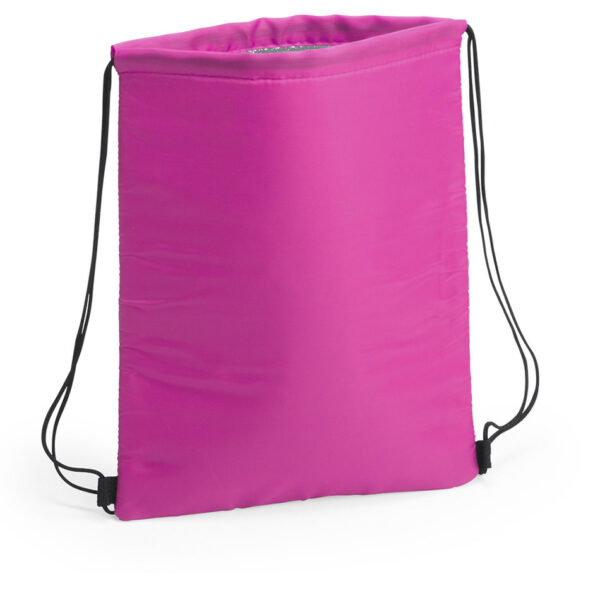Koeltasje rugzak met draagkoord - roze - 32 x 42 cm