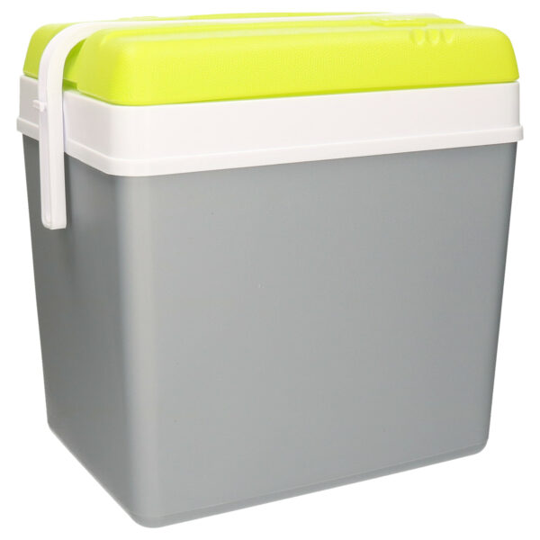 Eda Promotion koelbox - 24 liter - kunststof - grijs - 36 x 27 x 40