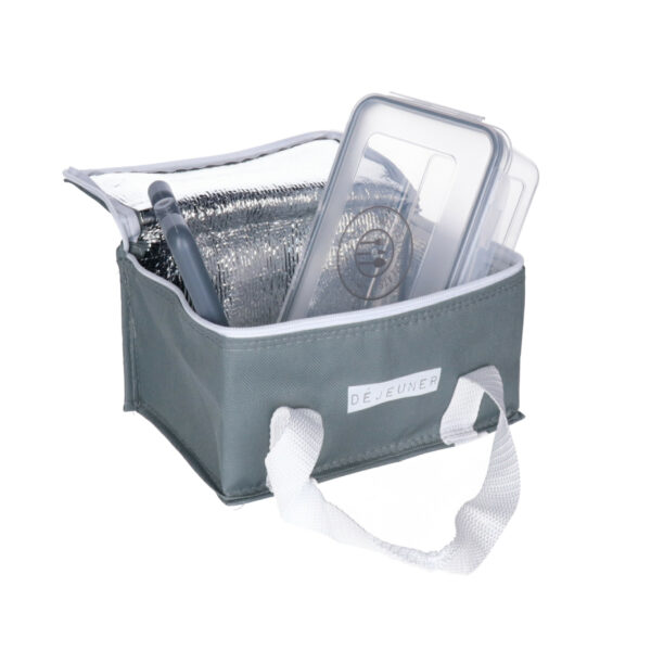 Cook Concept Koeltasje - grijs - voor lunch - 3L - met box en element
