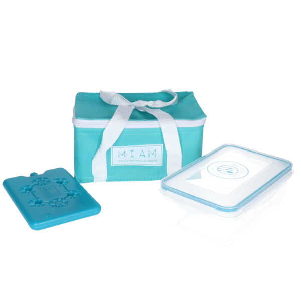 Cook Concept Koeltasje - mintgroen - voor lunch - 3L - met box en element