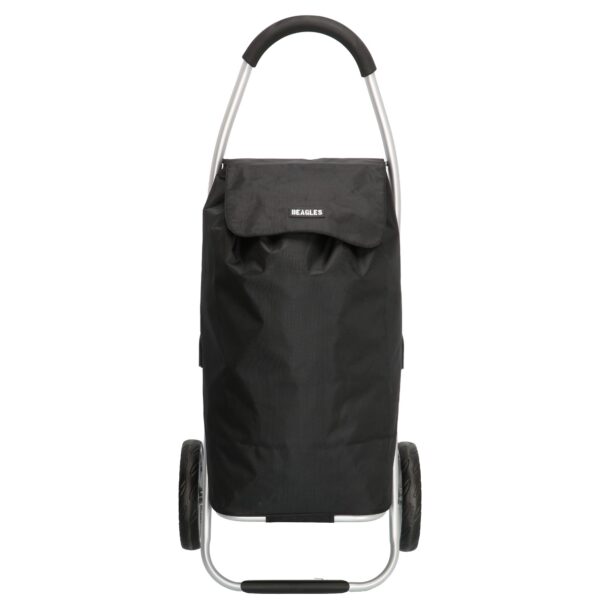 Beagles Alberic Boodschappen Trolley Lichtgewicht-Black
