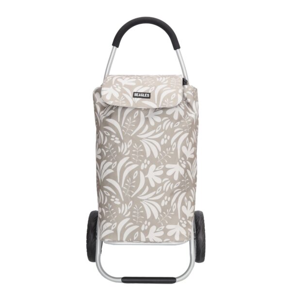 Beagles Alberic Boodschappen Trolley Lichtgewicht-Beige