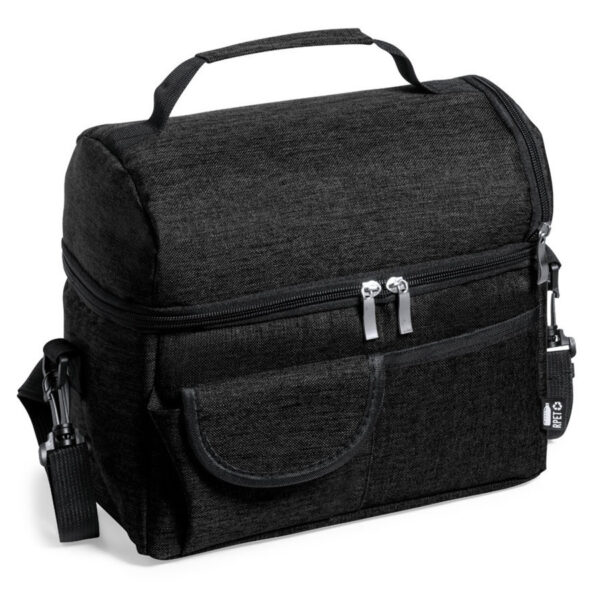 Koeltas Easy Travel - voor lunchpakket of drankjes - 12 liter - 25 x 15 x 24 cm - Draagband - Zwart