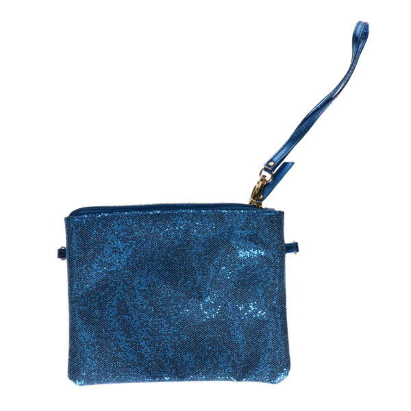 Feest tasje/schoudertasje - Dames - Blauw - Verkleed tassen