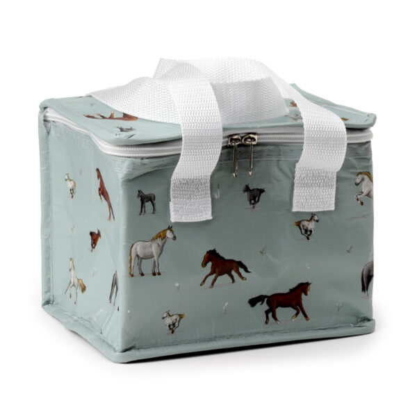 Kleine lunch koeltas - Paarden Kingdom print - 20 x 15 x 14 cm - 4,7 liter