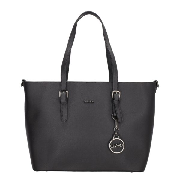 Charm London Birmingham shopper-Black