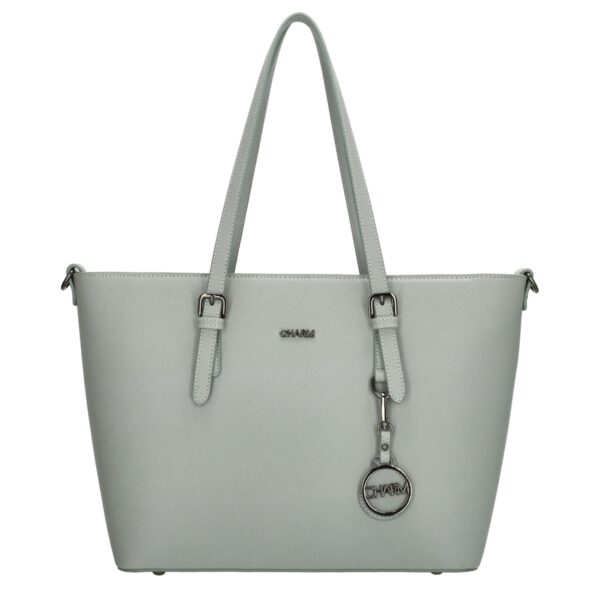 Charm London Birmingham shopper-Light Grey