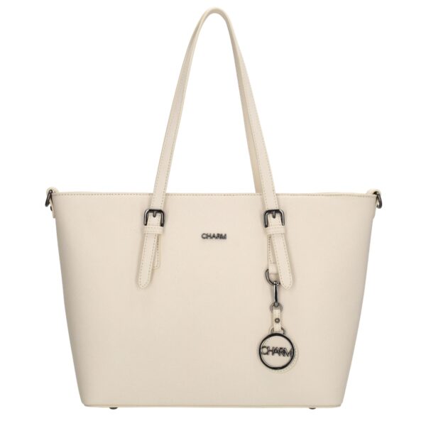 Charm London Birmingham shopper-Cream