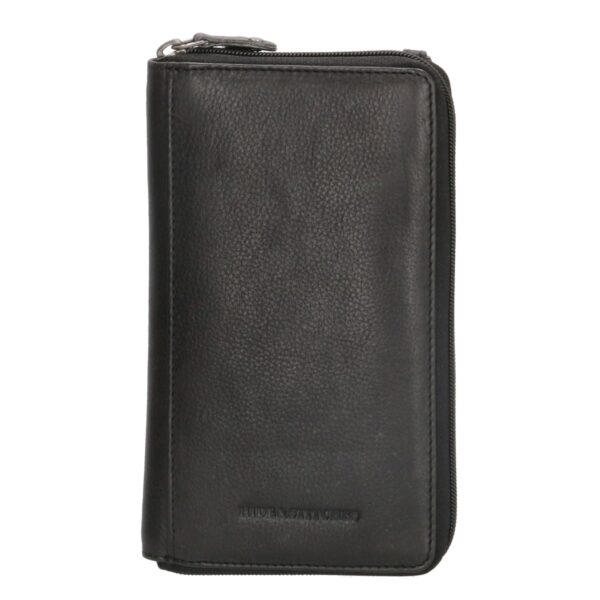 Hide & stitches paint rock telefoontasje-Black