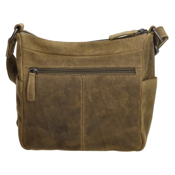 Hide & Stitches idaho schoudertas-Olive