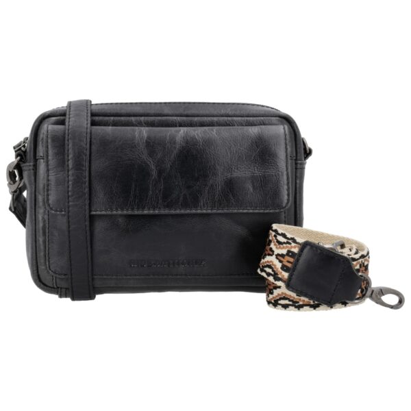 Hide & Stitches Next Navajo Shoulder bag-Black
