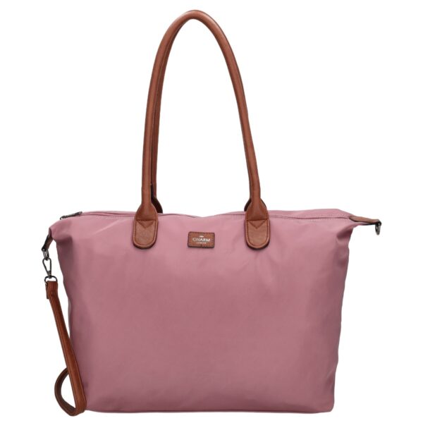 Charm London Buckingham shoulderbag 15,6 inch-light purple