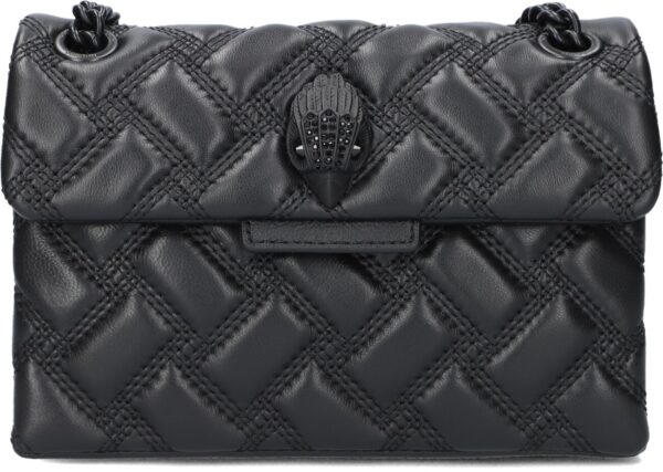 Kurt Geiger London Schoudertas
Dames Mini Kensington Drench, Materiaal: Leer, Kleur: Zwart