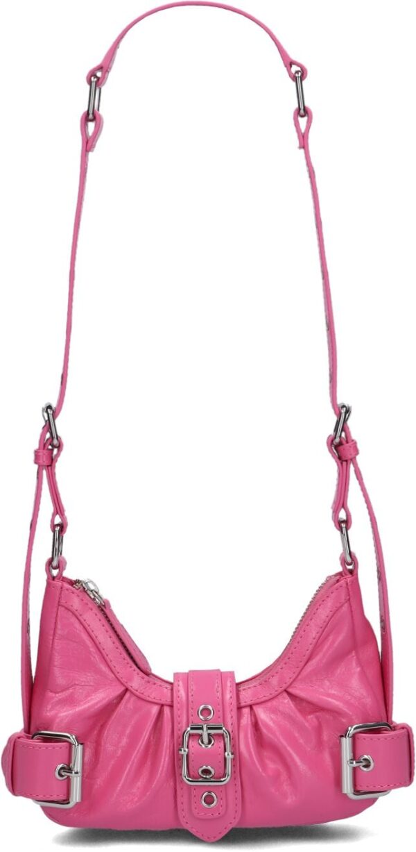 Núnoo Schoudertas
Dames Palma City, Materiaal: Leer, Kleur: Roze