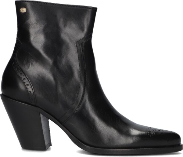 Fred de la Bretoniere Enkellaarsjes
Dames Blaire Ankle Boot, Maat: 38, Materiaal: Leer, Kleur: Zwart