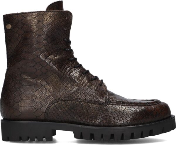 Fred de la Bretoniere Veterboots Dames Minou Derby, Maat: 37, Materiaal: Leer, Kleur: Bruin