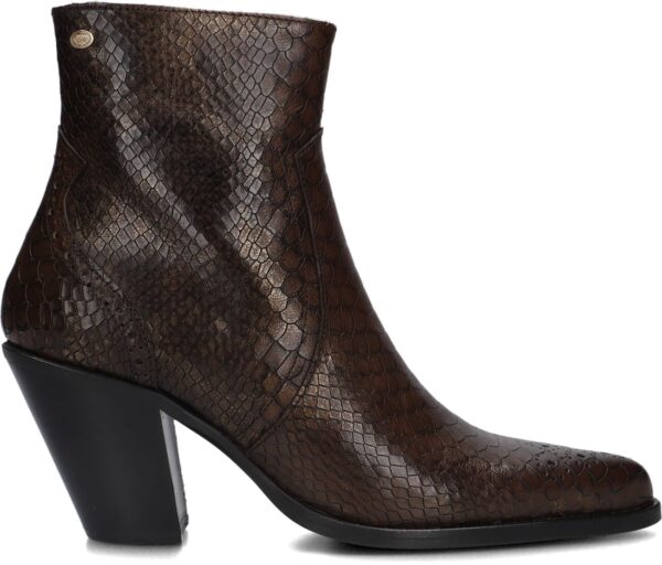 Fred de la Bretoniere Enkellaarsjes
Dames Blaire Ankle Boot, Maat: 39, Materiaal: Leer, Kleur: Bruin