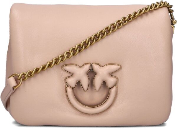 Pinko Schoudertas
Dames Love Click Baby Puff, Materiaal: Leer, Kleur: Roze