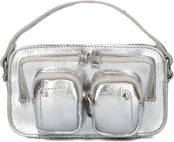 Núnoo Crossbodytas
Dames Helena Recycled, Materiaal: Lak, Kleur: Zilver