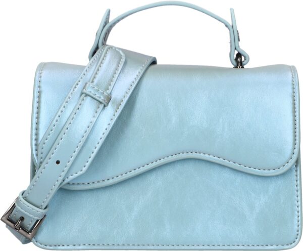 Hvisk Schoudertas
Dames Crane Structure, Materiaal: Vegan, Kleur: Blauw