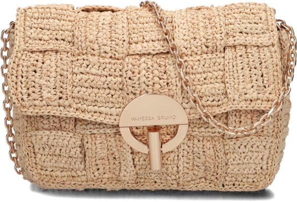 Vanessa Bruno Handtas
Dames Moon Moyen, Materiaal: Textiel, Kleur: Beige