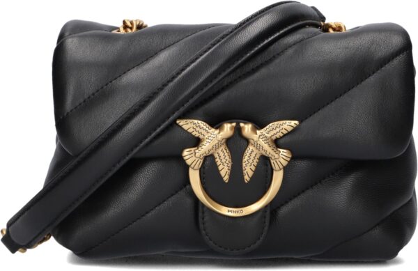 Pinko Schoudertas
Dames Love Puff Mini, Materiaal: Leer, Kleur: Zwart