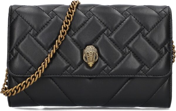 Kurt Geiger London Schoudertas
Dames Kensington Chain Wallet, Materiaal: Leer, Kleur: Zwart