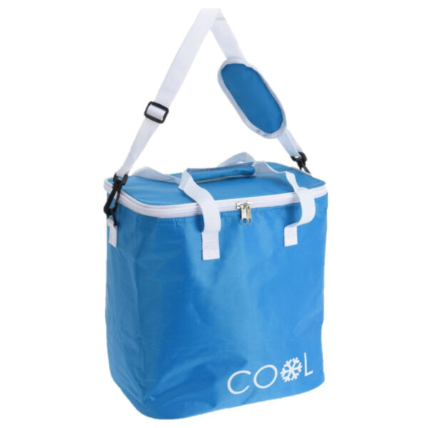 Koeltas draagtas schoudertas blauw - 29 x 31 x 21 cm - 18 liter - Koeltassen