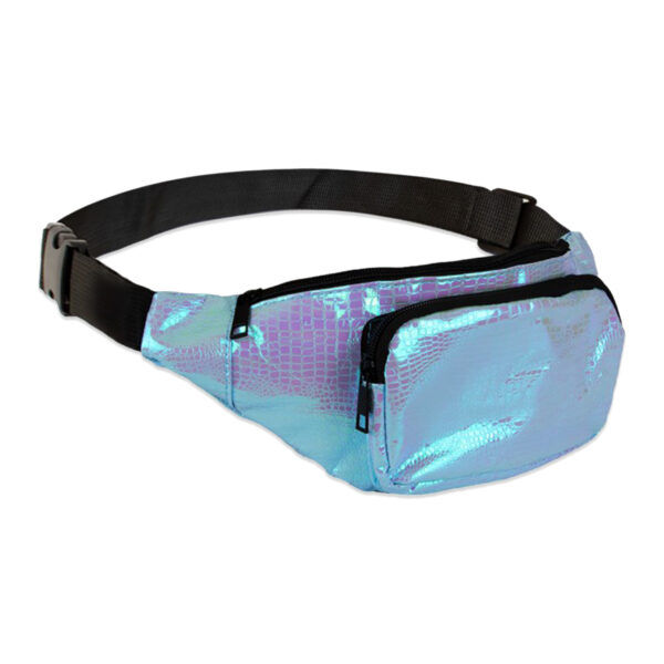 Verkleed Heuptasje - slangenprint - blauw - volwassenen - foute party