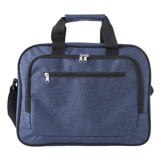 Schoudertas/aktetas/werktas - blauw - 40 x 30cm - Laptop/documententas