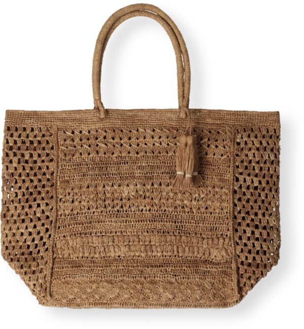 Rabarany Shopper
Dames Tsara Maya Gm, Materiaal: Papierstro, Kleur: Bruin