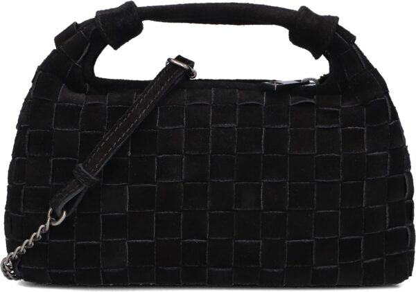 Núnoo Schoudertas
Dames Mini Dandy Braid, Materiaal: Suède, Kleur: Zwart