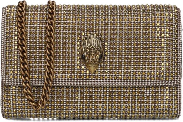 Kurt Geiger London Schoudertas
Dames Kensington Chain Wallet, Materiaal: Textiel, Kleur: Beige