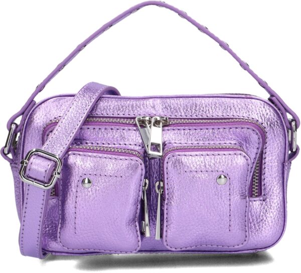 Núnoo Crossbodytas
Dames Helena Metallic, Materiaal: Leer, Kleur: Paars
