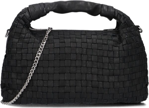 Núnoo Schoudertas
Dames Dandy Braided Washed, Kleur: Zwart
