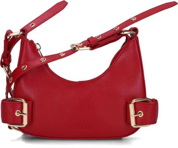 Núnoo Schoudertas
Dames Palma Florence, Materiaal: Leer, Kleur: Rood