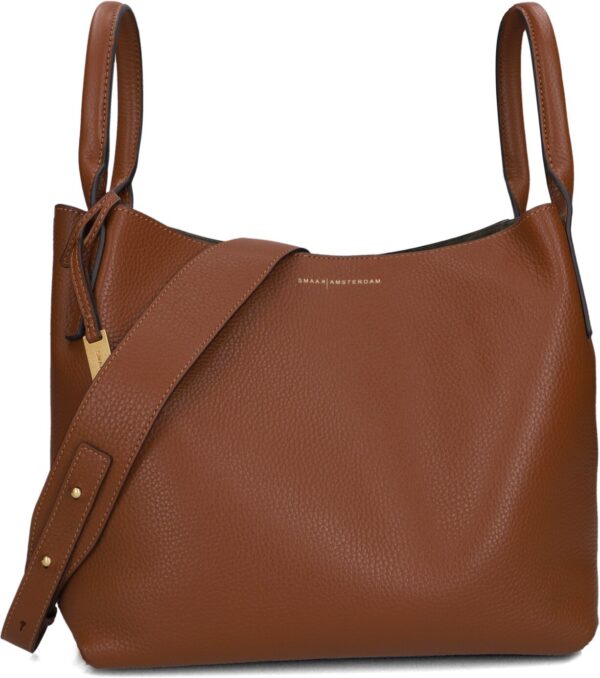 Smaak Amsterdam Schoudertas
Dames Scott, Materiaal: Leer, Kleur: Camel