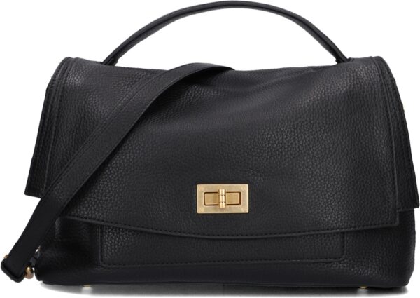Smaak Amsterdam Schoudertas
Dames Ida, Materiaal: Leer, Kleur: Zwart