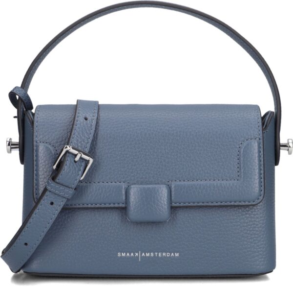 Smaak Amsterdam Schoudertas
Dames Alan, Materiaal: Leer, Kleur: Blauw