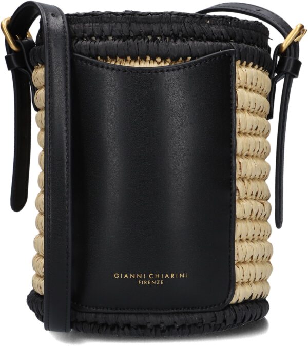 Gianni Chiarini Schoudertas
Dames Mae, Materiaal: Raffia, Kleur: Zwart
