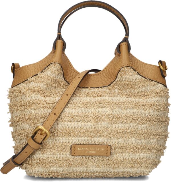Gianni Chiarini Handtas
Dames Dua, Materiaal: Raffia, Kleur: Beige
