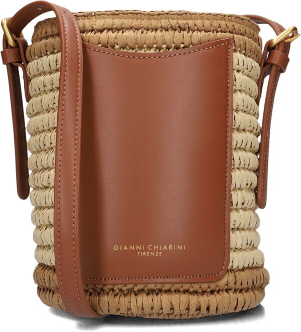 Gianni Chiarini Schoudertas
Dames Mae, Materiaal: Raffia, Kleur: Bruin