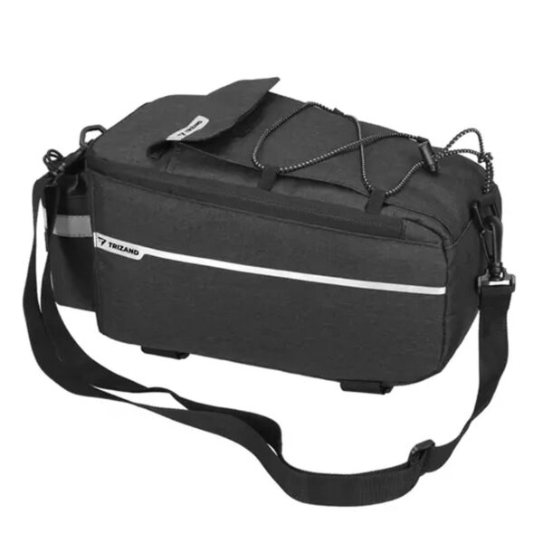 Trizand Koel Fietstas - zwart - 9L - 40 x 18 x 17 cm - klittenband
