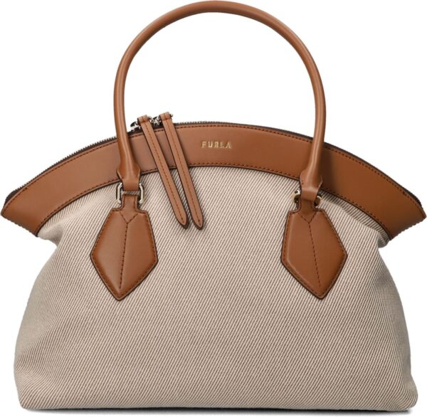 Furla Handtas
Dames Erica M Tote, Materiaal: Textiel, Kleur: Bruin