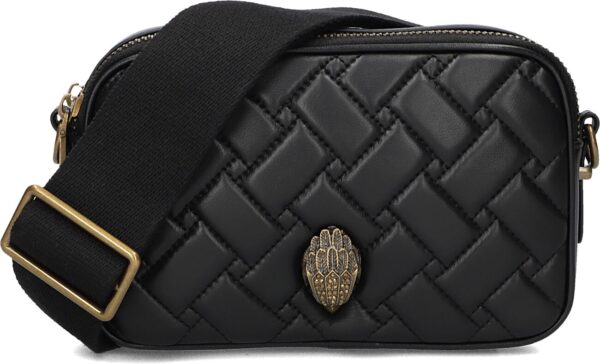 Kurt Geiger London Schoudertas
Dames 2zip Kensington Camera, Materiaal: Leer, Kleur: Zwart