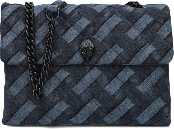 Kurt Geiger London Schoudertas
Dames Large Kensington Soft, Materiaal: Denim, Kleur: Donkerblauw