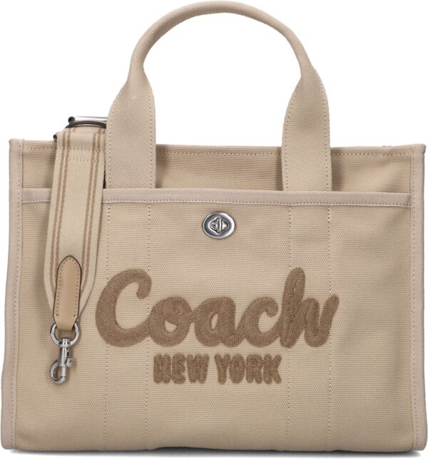 Coach Handtas
Dames Cargo Tote, Materiaal: Textiel, Kleur: Beige